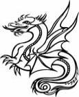 dragon coloring page