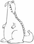 Dinosaur coloring page