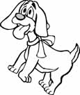 puppy coloring pages 